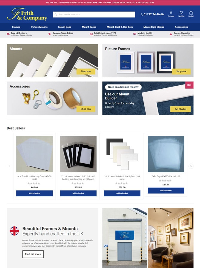 Firth & Company Website Design