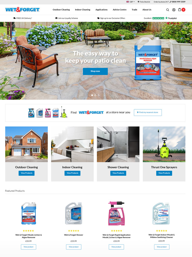 Wet & Forget Website Design