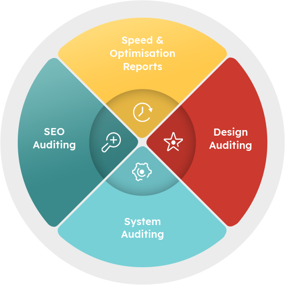 Website health and auditing reports